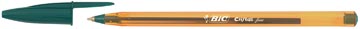 [872729] balpen bic groen cristal fijn