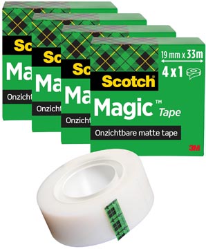 [810R4] scotch magic plakb 19mmx33m p4