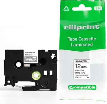 [85513] rill comp tape tze 12mm zw/wt