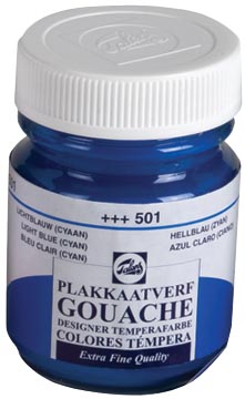 [23-501] plakkaatverf ef 50ml l blauw