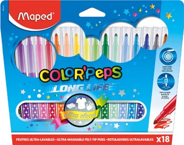 [845021] viltstift maped colorpeps 18x