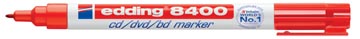 [8400R] cd-marker rood 8400 edding