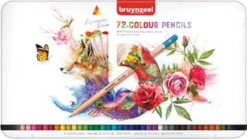 [7705M72] Bruynzeel Expression Kleurpotloden Blik 72
