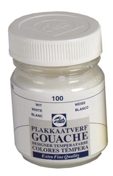 [23-100] plakkaatverf ef 50ml wit