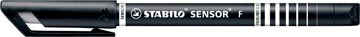 [189-46] stabilo sensor fl 0,3mm zwart