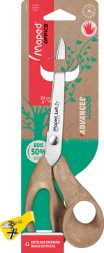 [M686600] adv wood schaar asym 21cm l