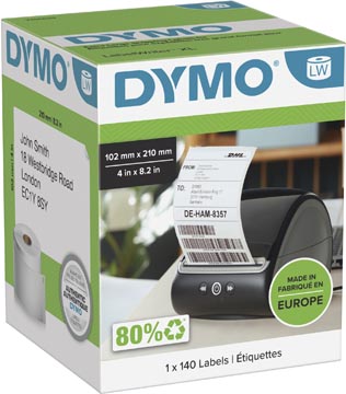 [2166659] dymo etiket 102x210mm dhl 140x