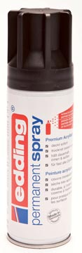 [5200ZW] edding perm spray zwart mat