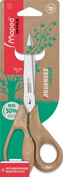 [M498111] adv wood schaar asym 18cm r