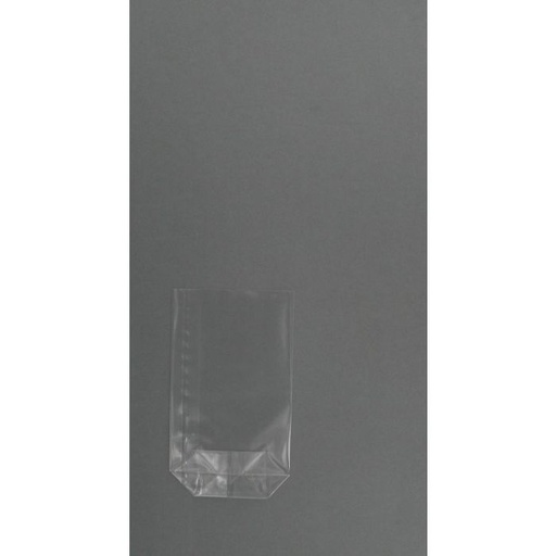 [VPP85145] POLYPROPZAKJE MET KRUISBODEM 100 STUKS (85X145MM)