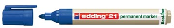 [21B] marker edding 21 blauw  ecol