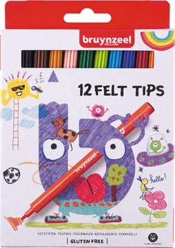 [6121112] bruynzeel viltstift et12