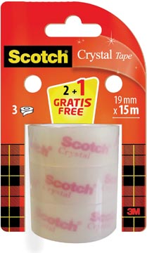[61915RP] scotch crystal tape 19mm x 15m