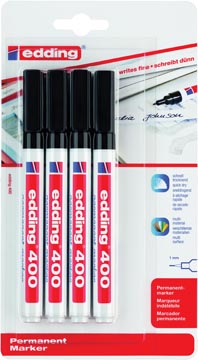 [6015001] edding perm marker 400 zw bls4