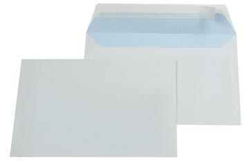[017004] Gallery enveloppen ft 114 x 162 mm, stripsluiting, binnenzijde blauw, doos van 500 stuks