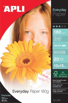 [12081] apli fotopapier 10x15 180g 20v