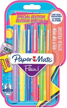 [2180626] flair viltstift retro ass bl6