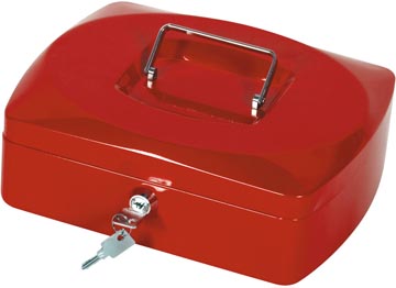 [KF04251] geldkoffer 255x200x85 rood