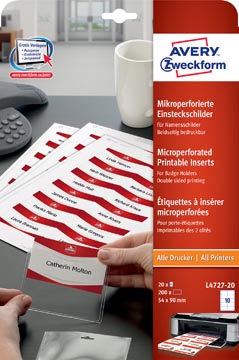 [L472720] naambadges 54x90mm wt 200st