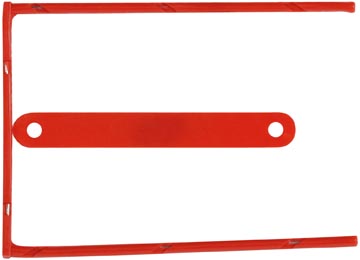 [KF02281] Q-Connect Archiefbinder D-Clip, Doos Van 100 Stuks, Rood