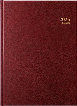 [000213450460] Brepols agenda, Bremax 2 Santex, bordeaux, 2027