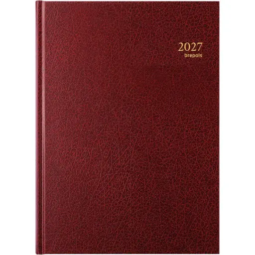 [000213450460] Brepols agenda, Bremax 2 Santex, bordeaux, 2027