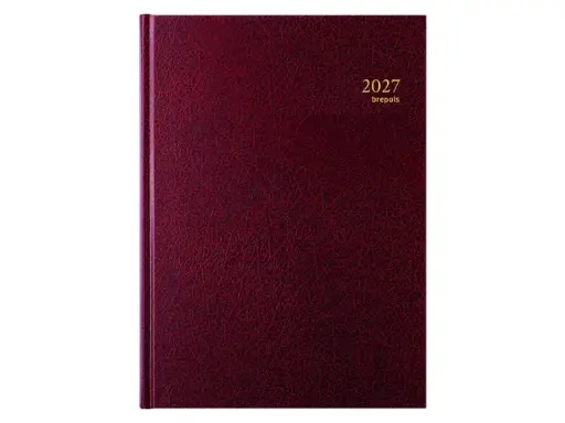 [000213450460] Brepols agenda, Bremax 2 Santex, bordeaux, 2027
