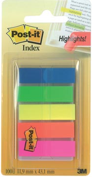[683HF5] post-it index translucent ass