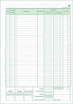 [23550E] kasboek ncr dupli 29,7x21 fr