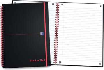 [4047653] black red spiraal pp a4 l