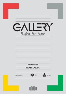 [01681] Bundel 20Bl.Kalkpap.A3 70-75Gr