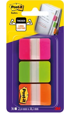 [686PGOT] post-it index strong 3x 12tabs