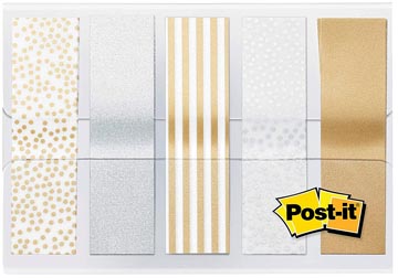 [684MET] post-it index 5x20 tabs metal