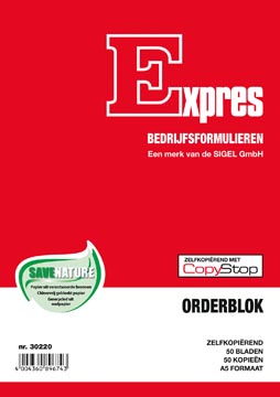 [30220] sigel expres orderboek a5