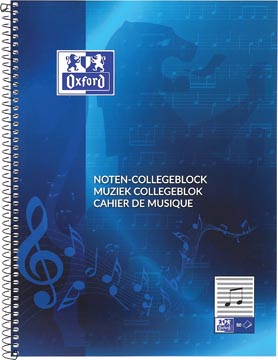 [1050345] Oxford muziekschrift A4 50vellen