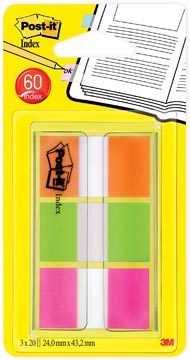 [680OLP] post-it index ass 3x 20 tabs