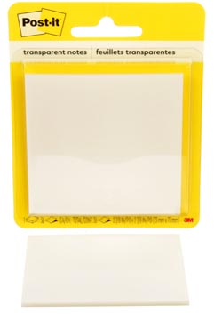 [600TRSP] post-it transp notes 36v 73x73