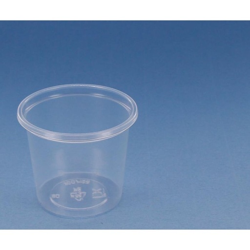 [V811T] ps rond potje 125ml - 100st