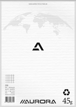 [206Q5] kladblok 200vel 5x5 a4