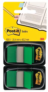 [6802GRE] post-it index 50t bls2 groen
