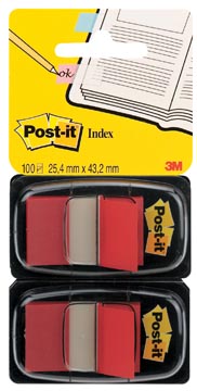 [6802RED] post-it index 50t bls2 rood