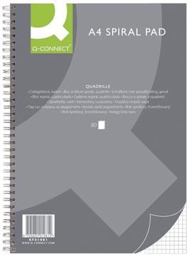 [KF01981] q-connect collegeblok a4 q 80v