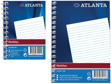 [2206126] atlanta notitieboek 100v l a6