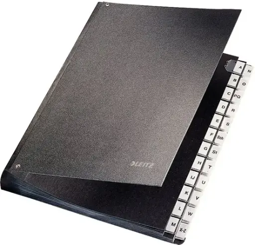 [58240095] Leitz Bureaumap - A-Z Tabs - Zwart