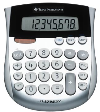 [TI1795S] BUREAUREKENM. TI-1795 SV TEXAS INSTR.