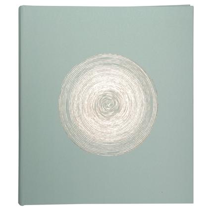[16263E] Fotoalbum 60p wit 29x32cm Ellipse groen