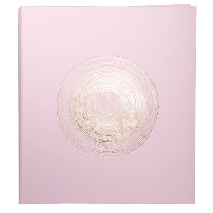 [16264E] Fotoalbum 60p wit 29x32cm Ellipse roze