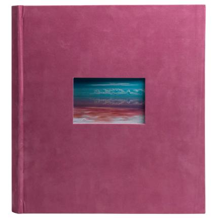 [16179E] fotoalb boek 60p wi 29x32 skandi oudroze