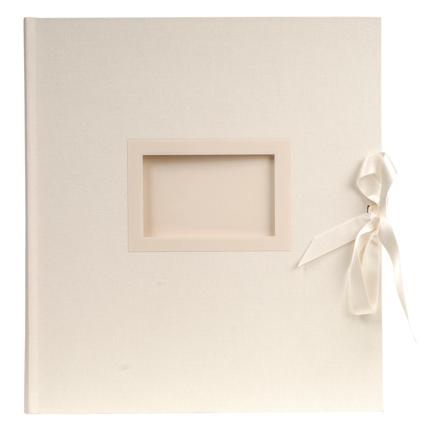 [11154E] Fotoalb KINGSBRIDGE 29x32cm 60bl ivoor