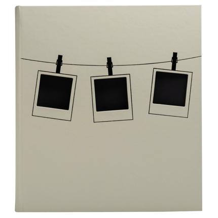[16524E] Fotoalb boek 60p zw 29x32 Instants groen